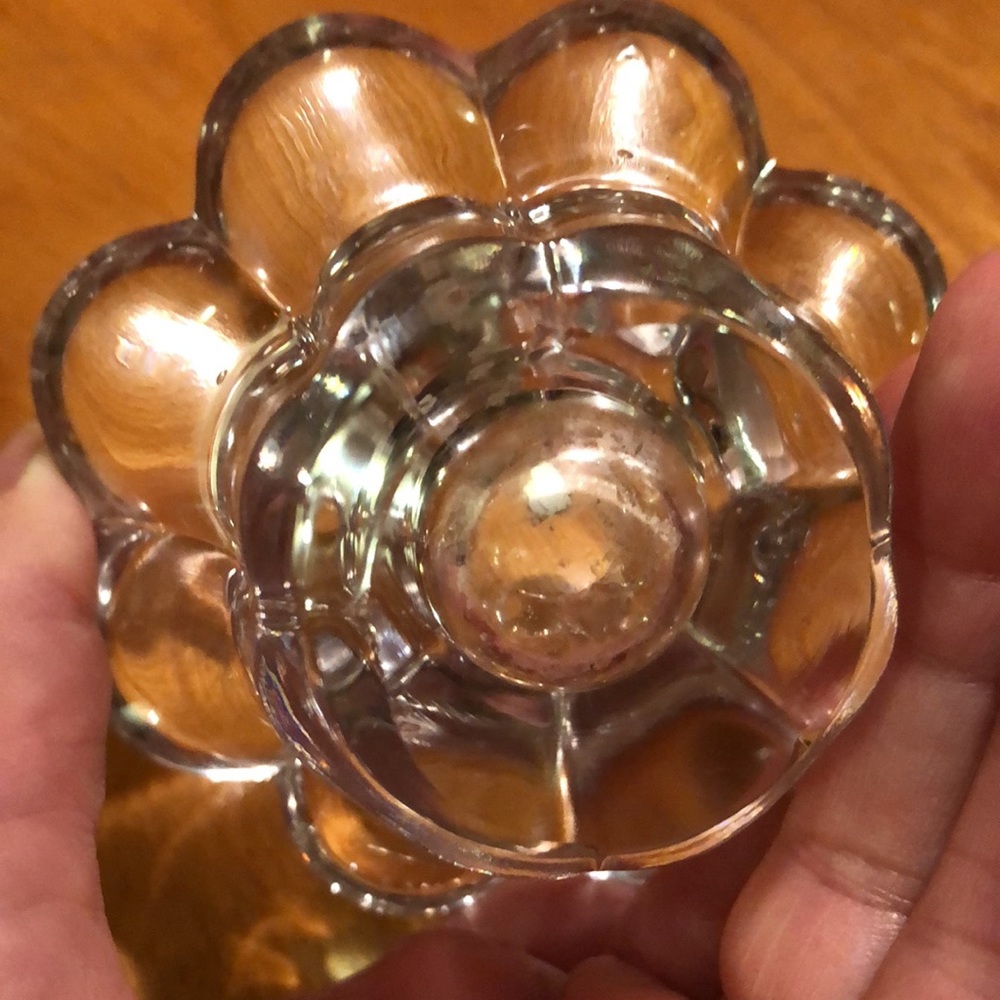 Crystal candle holders - Picture 5 of 7